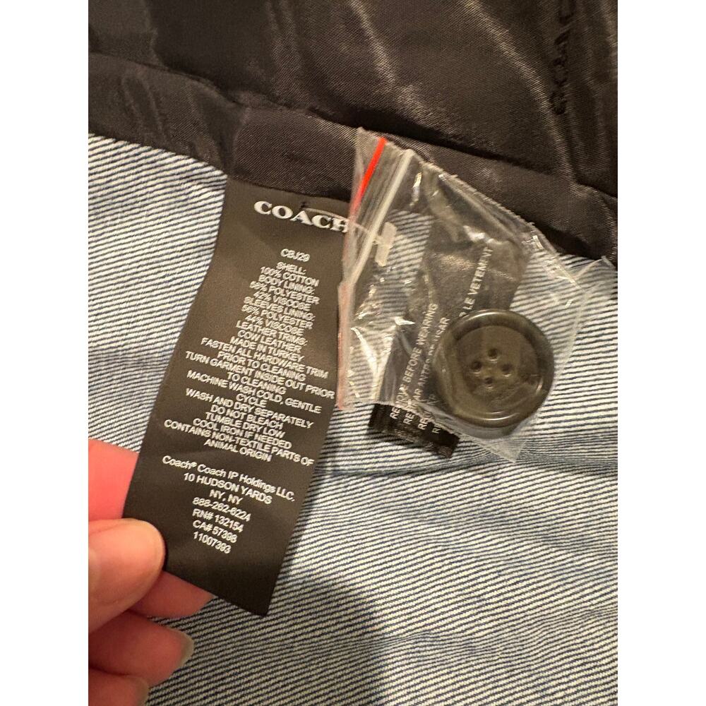 Coach Denim Trench NWT - Picture 11 of 12